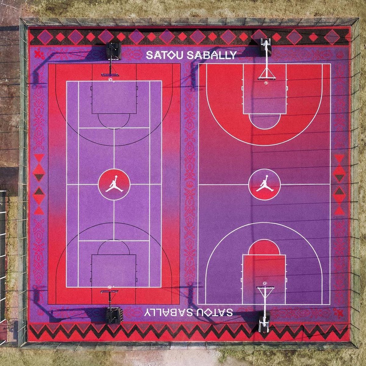 New Bahar Bambi designed  l <a href="/Jumpman23/">Jordan</a> Baskeball Court for Young Girls in Berlin! 🔥🫡
