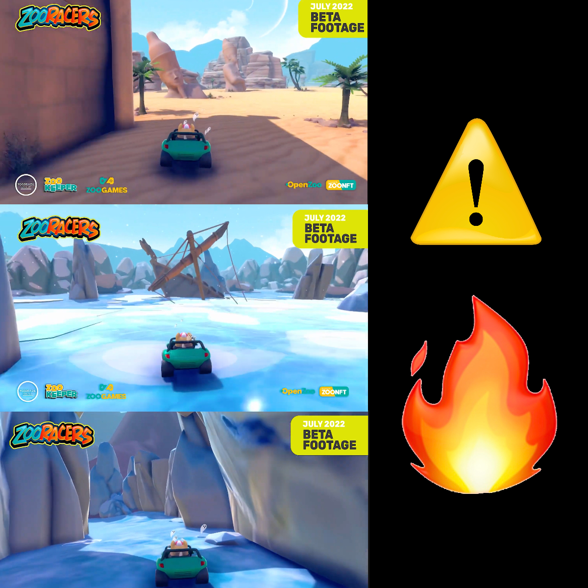 Alert sick #Zooracers beta footage ⚠️🔥

👉youtu.be/TYE6SmN4vS4

Love it!

$ZOO #AVAX #P2E #BlockchainGaming <a href="/ZooEcosystem/">Zooecosystem</a>