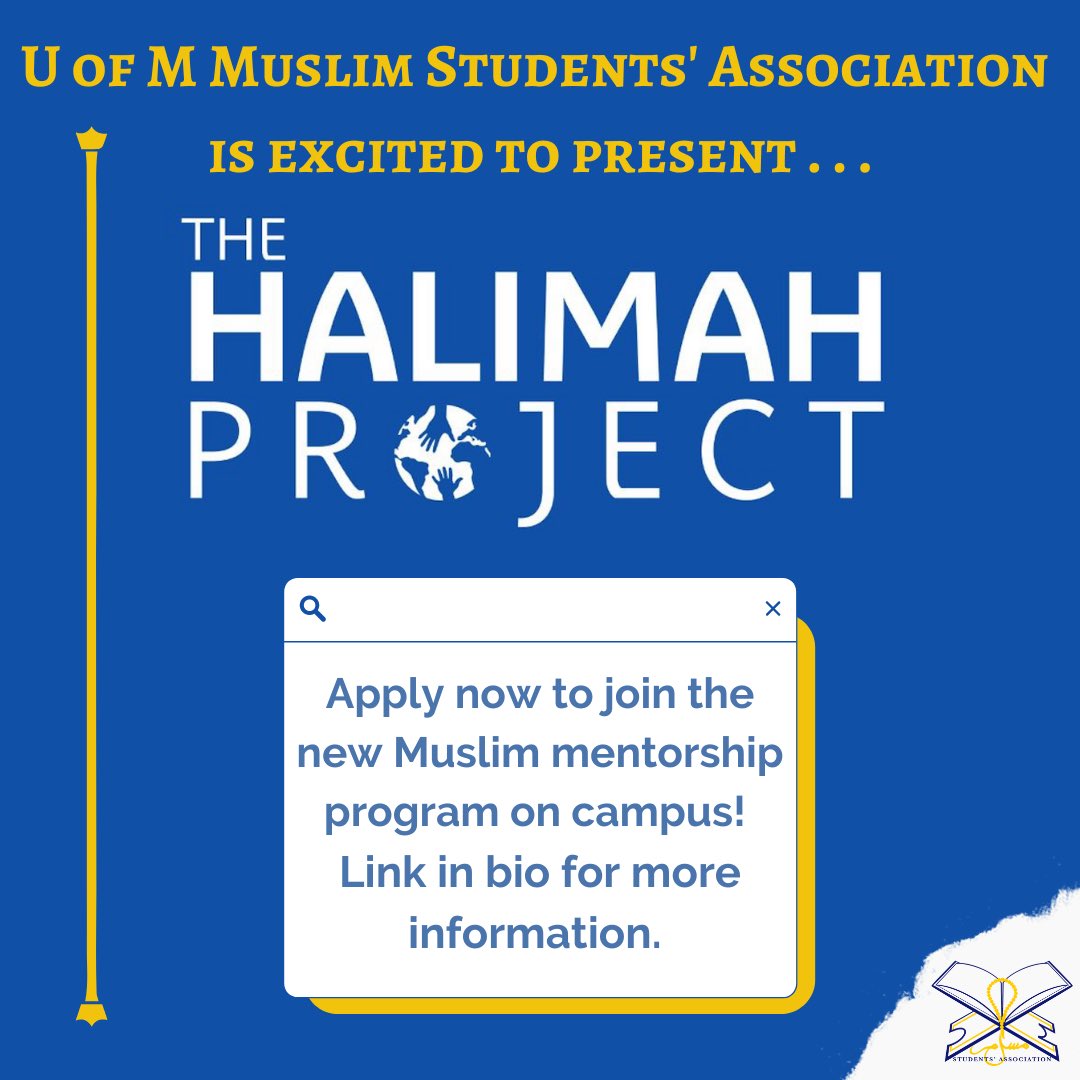 MichiganMuslims's tweet photo. The Halimah Project is a Muslim mentorship program that's designed to empower refugee youth religiously, academically, &amp; socially as they navigate their way as young Muslims in America. https://t.co/rZiEJ21QDT