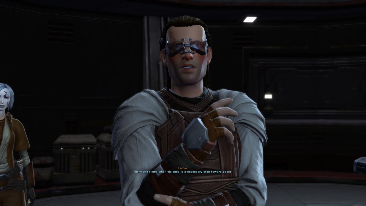 Lorus_Dessel's tweet photo. As a Jedi I must always look for an alternative to fighting, but when there is not one...#swtor #starwars #thejediorder #jedi #lightside #thejedi #Theforce #mandalorian #obiwankenobi #darthvader #jedisurvivor #lightsaber #tholdrepublic #sith #darkside https://t.co/rsDAF8lpIP