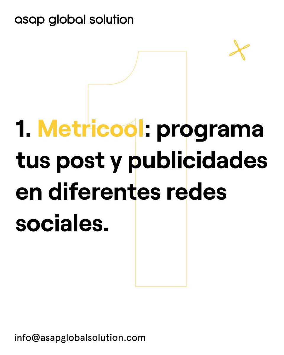 asapglobal10's tweet photo. 3 herramientas para gestionar tus redes 📱

¿No tienes tiempo que dedicar a las redes sociales de tu proyecto? ¡Nosotros lo hacemos por ti! 😉 

📩 Envíanos tu proyecto a info@asapglobalsolution y te haremos alcanzar tus objetivos 🎯 https://t.co/Gz1S8Wzug8