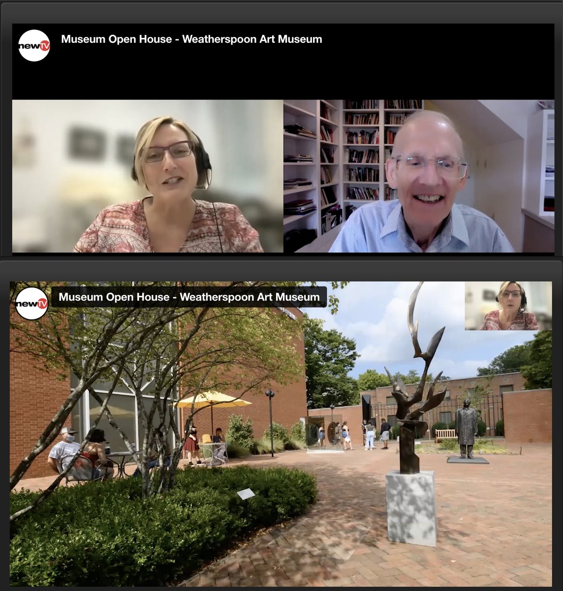 Tune into the Museum Open House segment of NewTV with Jay Sugarman. WAM's Elaine D. Gustafson shares our current exhibition "Ostensibly So: Sculptures from the Collection" (through Aug 13):  newtv.org/recent-videos-…