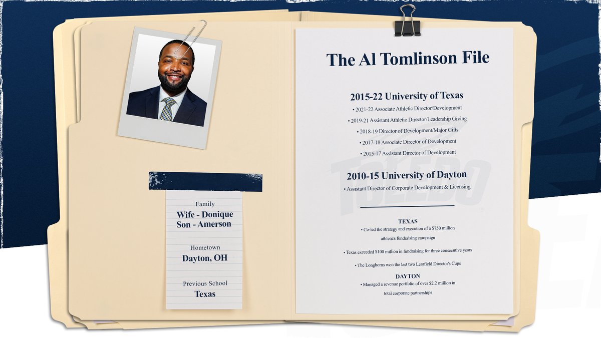 ToledoRockets's tweet photo. Get to know the new Deputy AD/External @AlfromOhio. https://t.co/JAHgjHqrzI