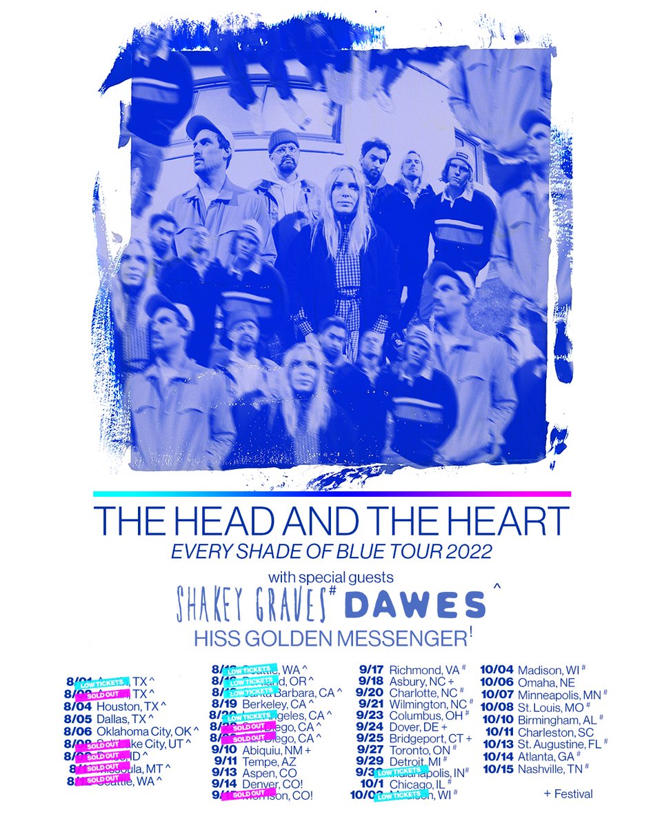 TOUR STARTS TONIGHT!!🙌

RT and we’ll DM a few of you to win a pair of tickets to this leg of the Every Shade of Blue tour that kicks off TONIGHT in Austin 🙌 so fired up to have the incredible <a href="/dawestheband/">Dawes</a> 😍 on board