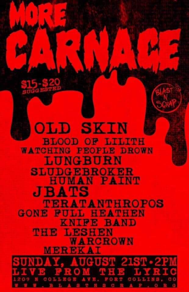 Fort Collins, we'll be inside of you on Sunday, August 21st!!!