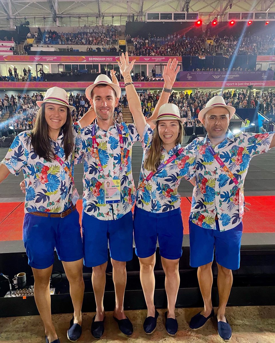 Lilotherealz's tweet photo. The games has begun! 🇲🇺 
The excitement is rising!
Obviously, a cup of tea was necessary. 🫖 

@thecgf @birminghamcg22 
@olympicmauritius 
#cwg2022 #brum2022 #mauritius #cycling https://t.co/48lwflpITH