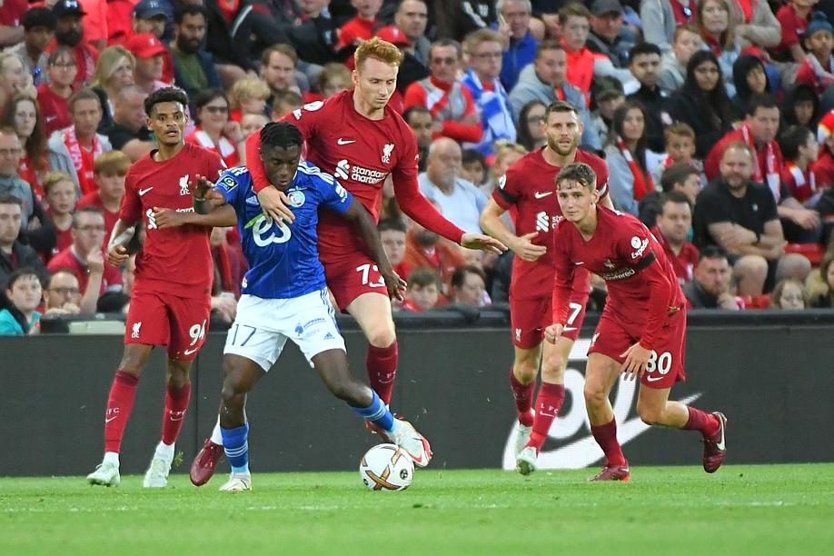 LesSportsDNA's tweet photo. ⚽️ Après son succès de prestige à Liverpool (0-3), le @RCSA va basculer sur la réception de l'@AS_Monaco, samedi, pour le lever de rideau en @Ligue1UberEats ➡️ https://t.co/I64DaVBQji 📸 @KOBIPhoto #LFCRCSA https://t.co/NH1nhHPqpf