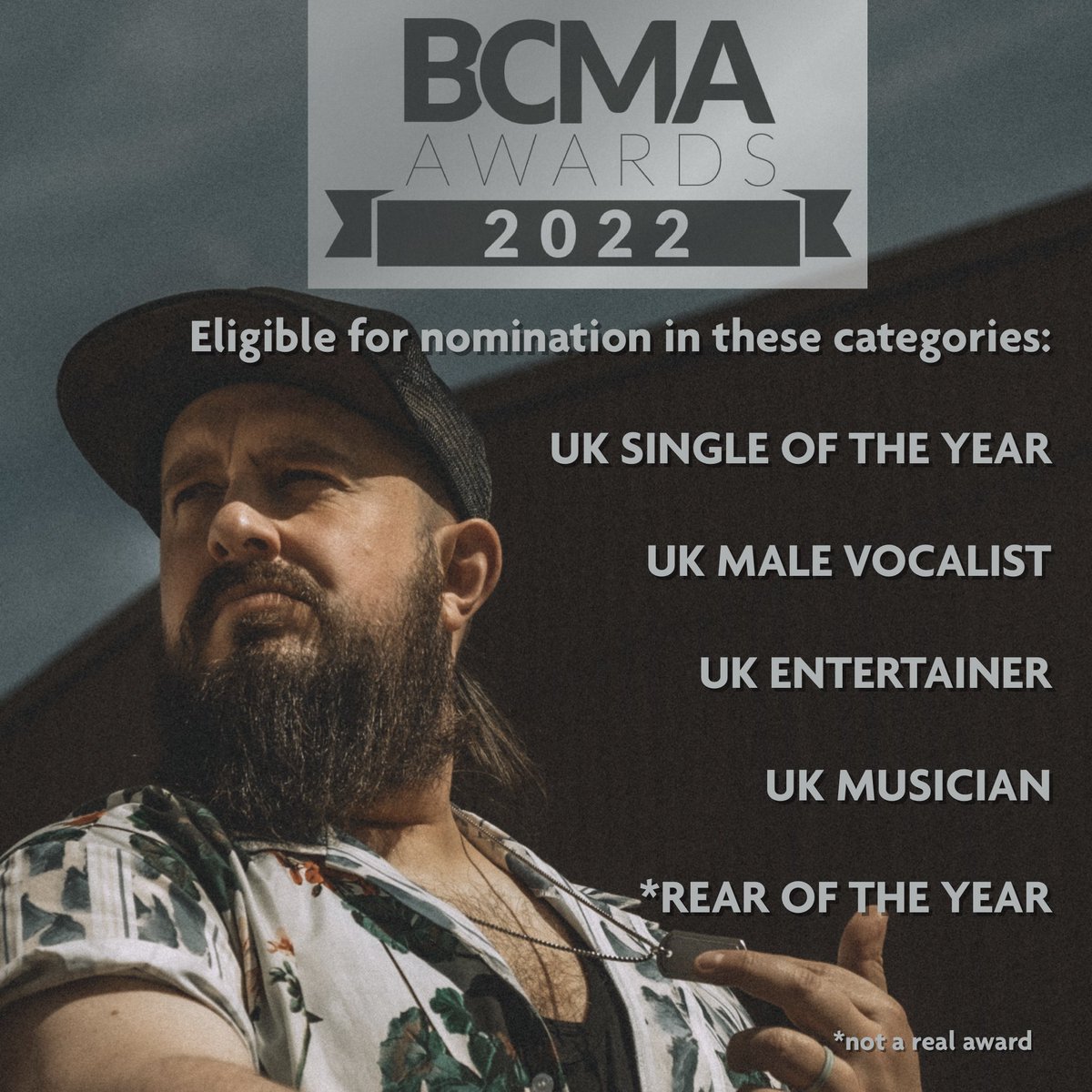 Tim Prottey-Jones (@timprotteyjones) on Twitter photo As luck would have it, by being a male, a solo artist & in country music, I’m eligible for nomination in the following categories for this year’s <a href="/BritishCMA/">BCMA - Official</a> awards. Please do click the link & mention me 👊🏻
☑️ - surveyhero.com/c/pxismdz7
#countrymusic #awards #nomination As luck would have it, by being a male, a solo artist & in country music, I’m eligible for nomination in the following categories for this year’s <a href="/BritishCMA/">BCMA - Official</a> awards. Please do click the link & mention me 👊🏻
☑️ - surveyhero.com/c/pxismdz7
#countrymusic #awards #nomination