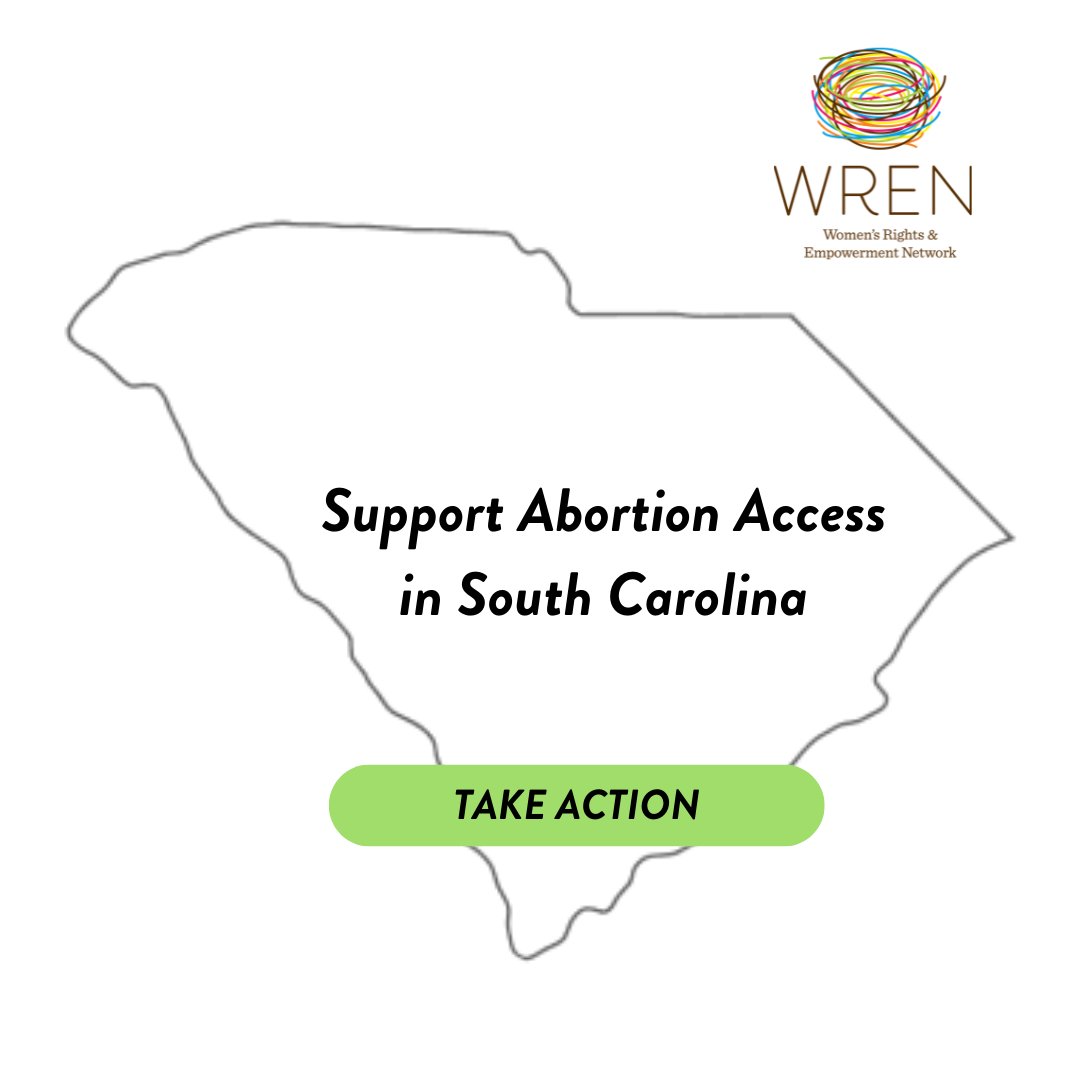 TAKE ACTION to support Abortion Access! AUGUST is a big month for fighting for bodily autonomy in South Carolina as lawmakers make decisions that impact access to safe abortions in the state. Contact your legislators here: scwren.org/take-legislati…
#bansoffourbodies