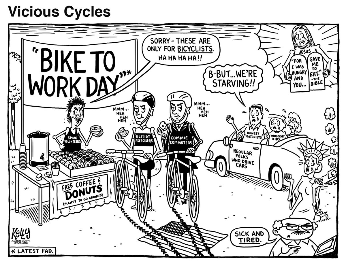 KartoonistKelly's tweet photo. Give the 2-wheeled Sickos in your life a dressing down and a dressing up with the latest offerings from the Kartoonist Kelly Collection in the Onion store:
https://t.co/GGh8T9740f https://t.co/MsJj9vNDPw