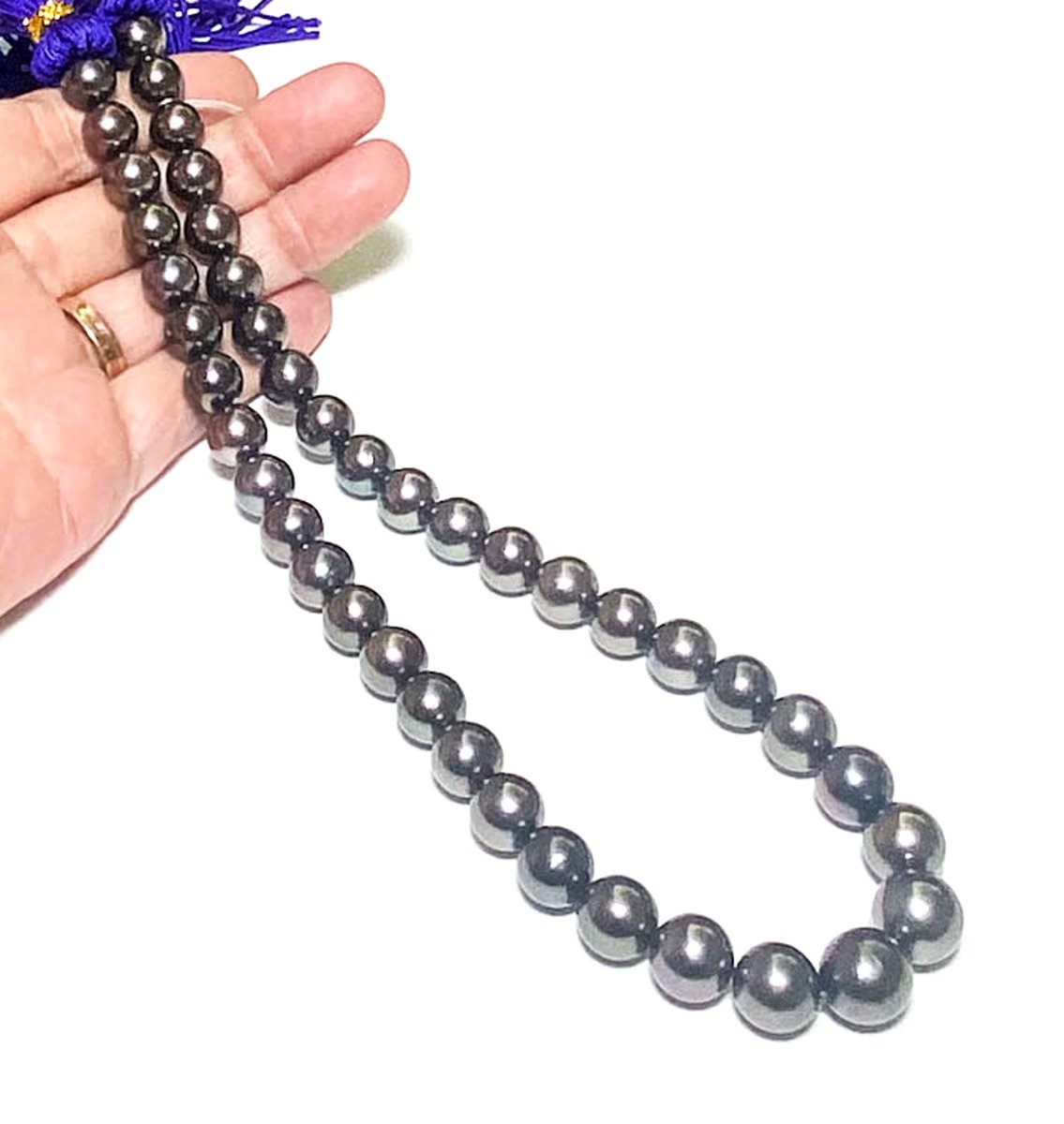 ES_PEARLS's tweet photo. Excited to share the latest addition to my #etsy shop: Top Quality 9.1-11.4mm 42 Pcs Natural Black Pinkish Round Tahitian South Sea Cultured Excellent High Luster Pearl 16" Strand - 18" Necklace https://t.co/v7wnAbDPEw #yes #victorian #no #pearlshell #girls #pearl #bla https://t.co/769U9AY3sa