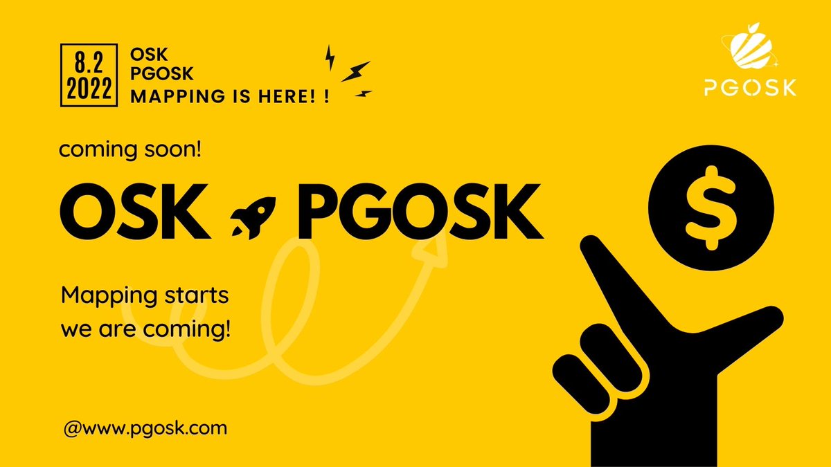 pgswap's tweet photo. PGSWAP is about to launch📢📢
Come and trade!💰
Token:OSK🚀🚀Token:PGOSK
Mapping is about to start‼️
Coming soon!!!🤩🤩
#Blockchain #DeFi #Pgswap #Map https://t.co/BXWkuSeAQ8