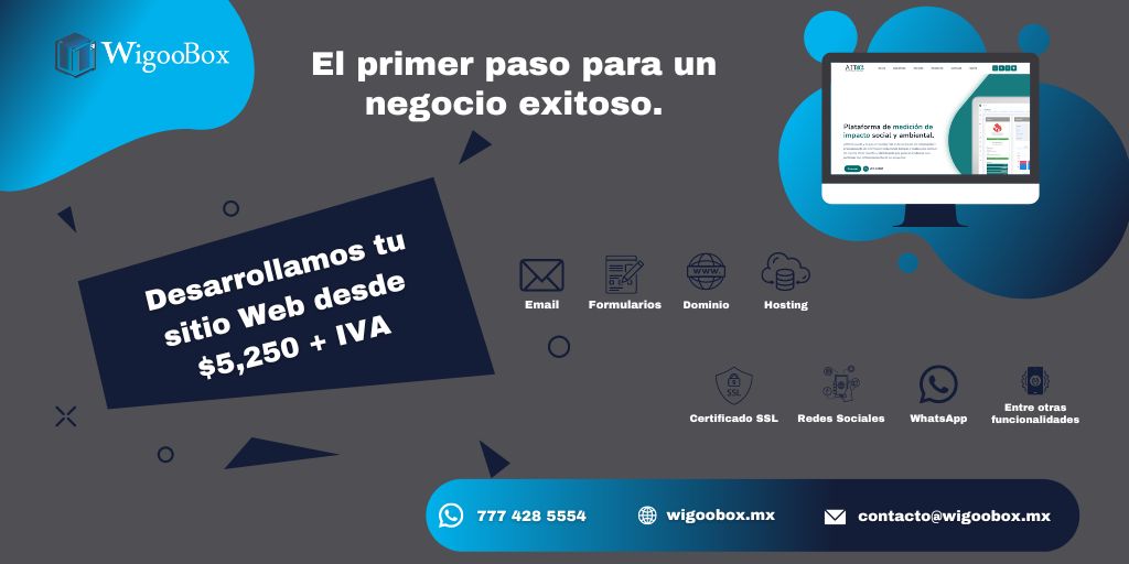 wigooboxmx's tweet photo. 🔥¿Deseas crear o actualizar tu #SitioWeb? Nosotros te ayudamos a tener presencia en el mundo digital, manteniendo una compenetración con el target de tu negocio o proyecto. 🔥

🔍https://t.co/TkZmM6upft

#SitiosWebMexico #web #DesarrolloWeb #responsive #wigoobox https://t.co/DE8Z1w8Nyb