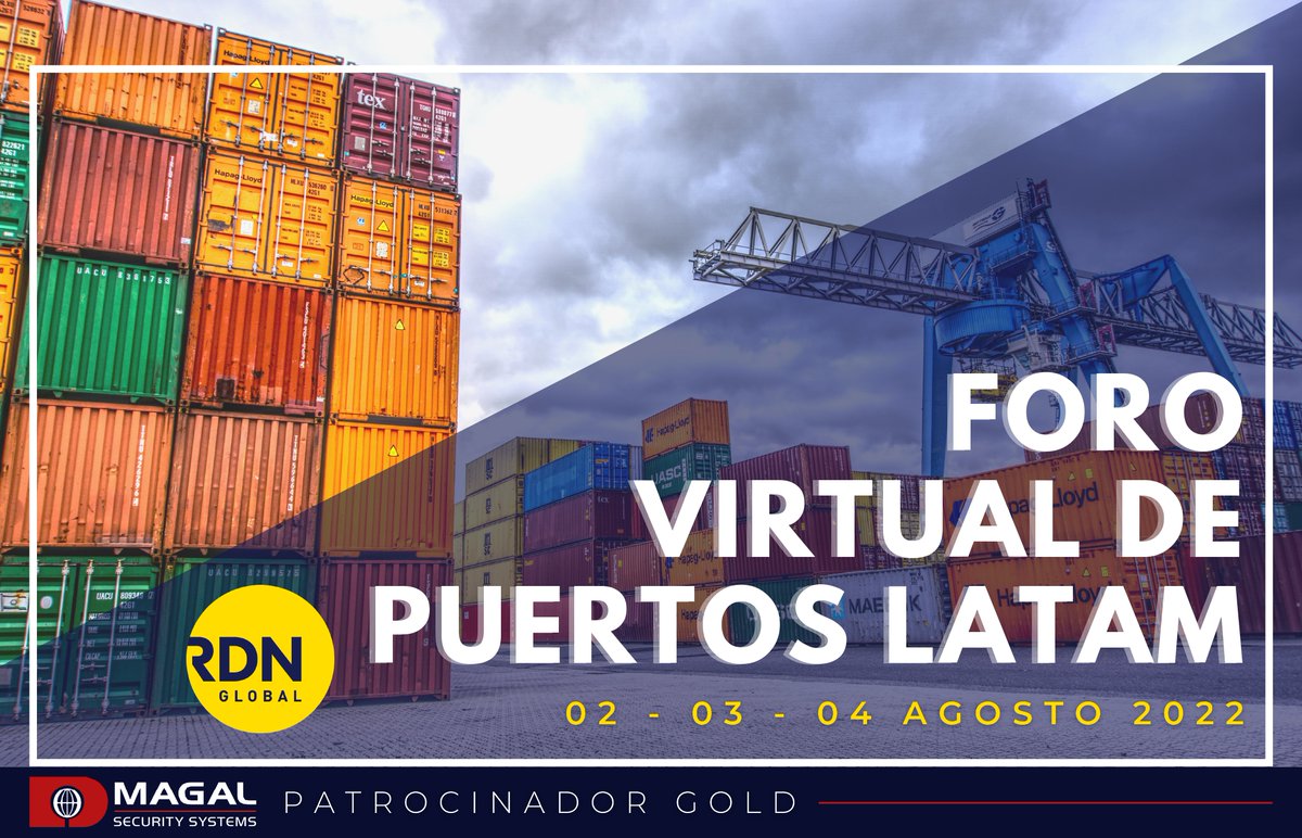 RevMasSegurida's tweet photo. @MagalSecurity  participará en el Foro Virtual de Puertos LATAM II el día 02-03-04 Agosto 2022.
Los invitamos a registrarse en https://t.co/azFmSVP1KS para asistir a su conferencia el día Martes 02 con los expertos en puertos y terminales marítimas Nico Berx.
¡Aparten la fecha! https://t.co/g9beSsmZTH