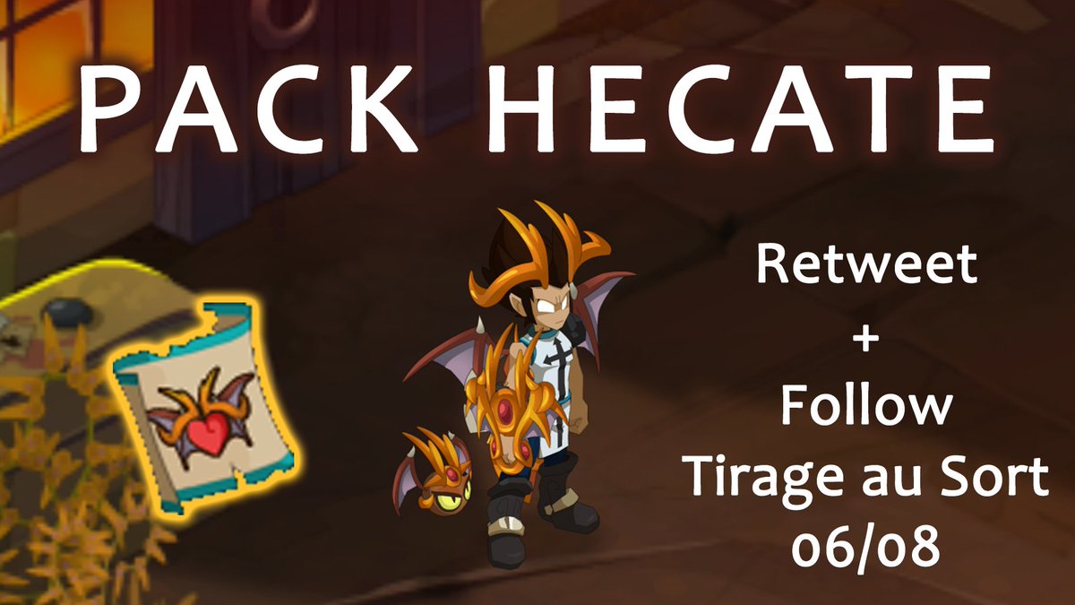 GryfoxGaming's tweet photo. [DOFUS]
Tente de remporter un Pack Hécate !

Retweet + Follow
Tirage au sort Samedi

Merci à @DOFUSfr @AnkamaGames https://t.co/fz4sQm3Fzz