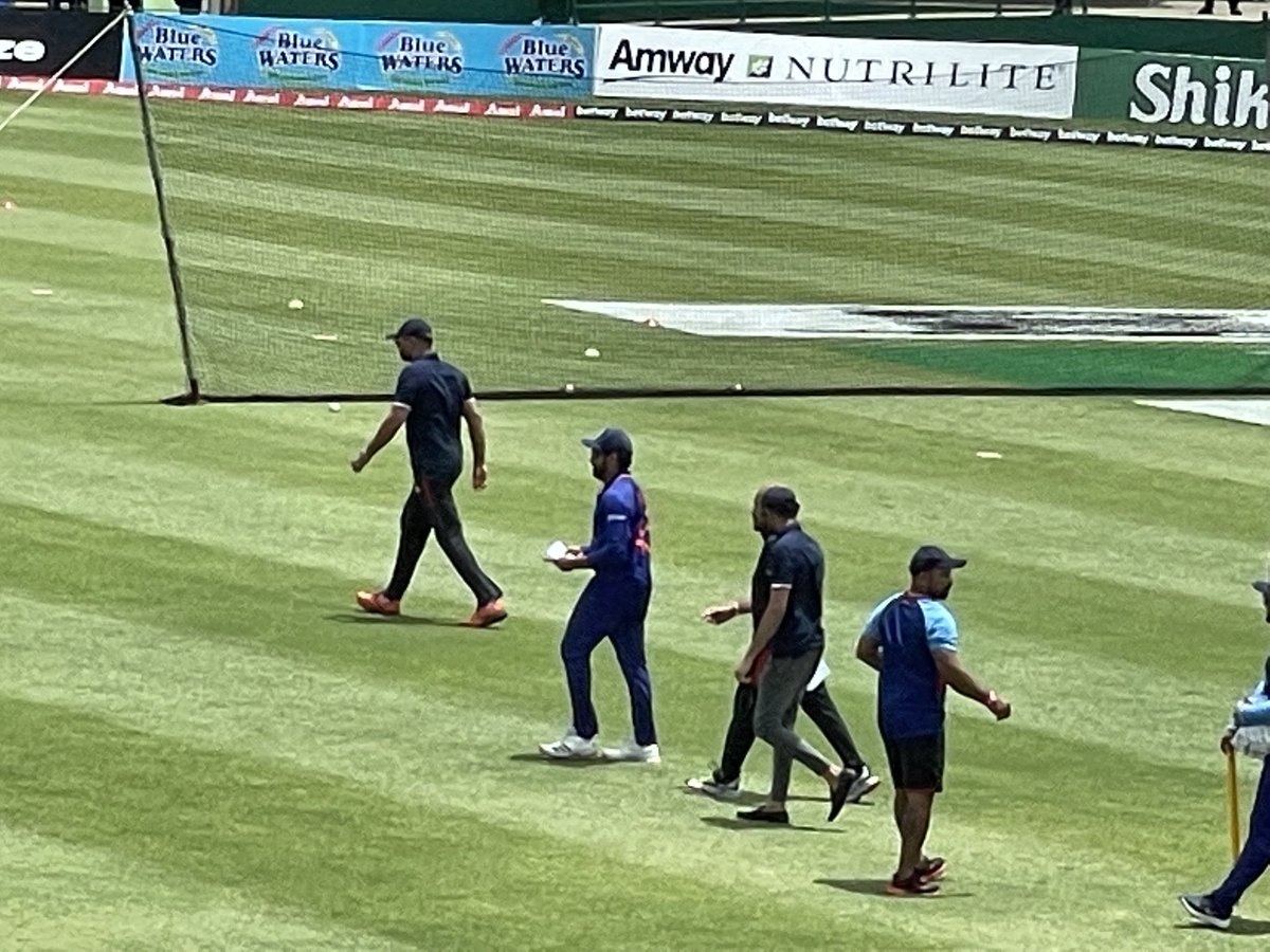 Rohit Sharma going for toss.