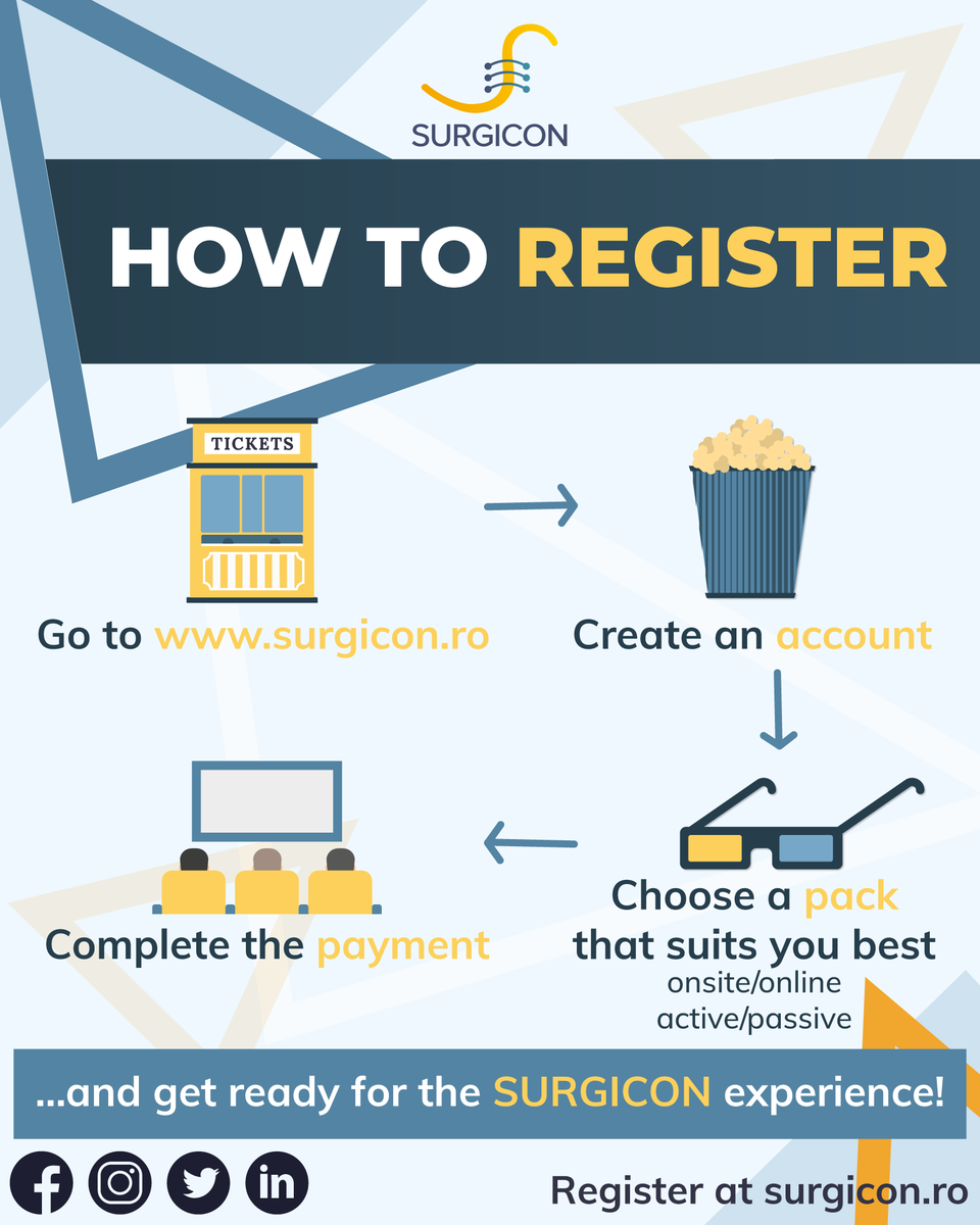 SURGICON2's tweet photo. #SURGICON2022 #HowToRegister
While we wait for the SURGICON experience in October, there might be some of you who wonder how to take part of this journey!
💻 https://t.co/3wZJOASQoK https://t.co/03NplkNkVu