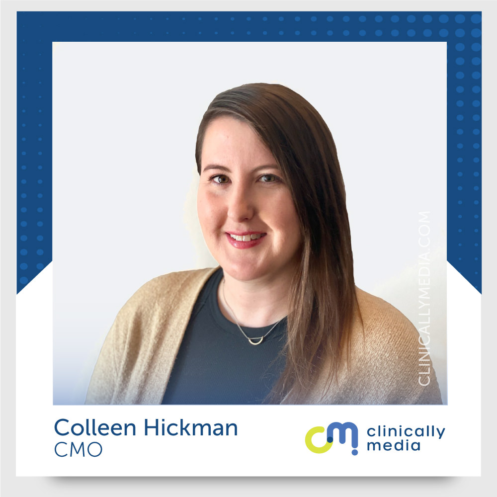 clinicallymedia's tweet photo. Get to know Colleen and how he she leads our Marketing Team at https://t.co/mJhUfTyJMU, and don't forget to reach out to our team to learn more on the ways Colleen and Clinically Media can help you with your next clinical trial and more! #gettoknowus #marketing #Colleen4You https://t.co/jU3Z0d9UjO