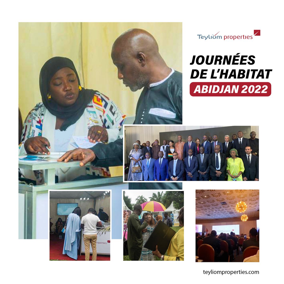 Vous étiez nombreux à nous rendre visite les 14, 15 et 16 juillet aux journées de l'habitat à Abidjan.
Tout le staff vous remercie pour les moments d'échange et de convivialité partagés.

#TeyliomProperties 
#Salondelhabitat
#Cotedivoire
#Abidjan