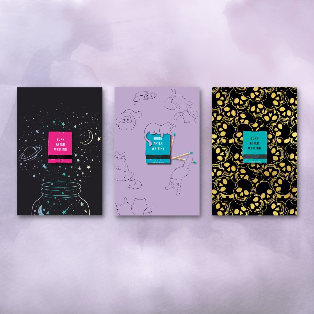 Tarcher_Books's tweet photo. Have we mentioned there are new #burnafterwriting covers coming this month? Which new cover is your fave?! https://t.co/aKo5F7IS1z