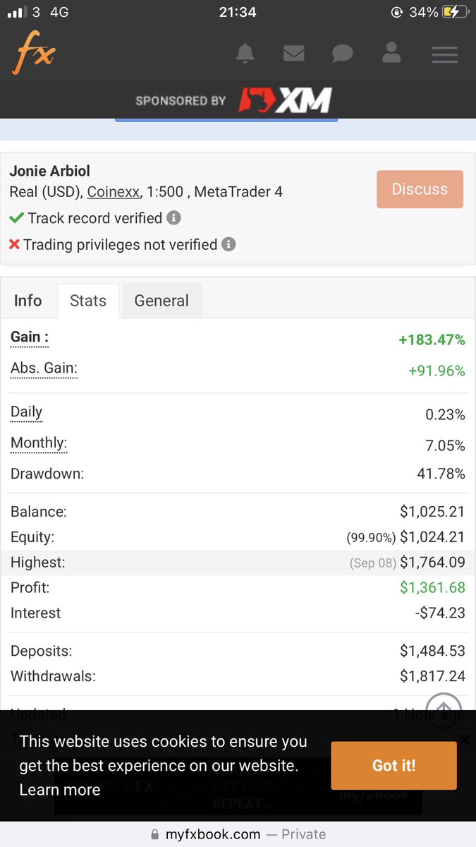 JonieBoy_'s tweet photo. Numbers dont lie.
@ForexBlade_ https://t.co/xMoN2PBwpm
