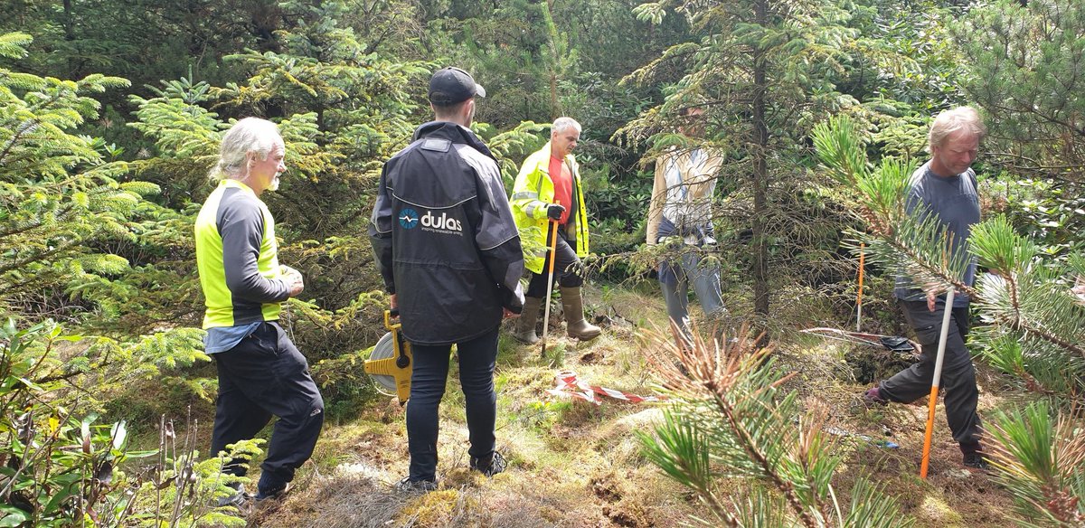 Out in the field today to finalise the location of the first 'forest to bog' carbon flux tower in #Scotland funded by <a href="/PeatlandACTION/">Peatland ACTION</a>.
With <a href="/CarbonCentre/">Crichton Carbon Centre</a> <a href="/UK_CEH/">UKCEH</a> <a href="/ForestryLS/">Forestry and Land Scotland</a>