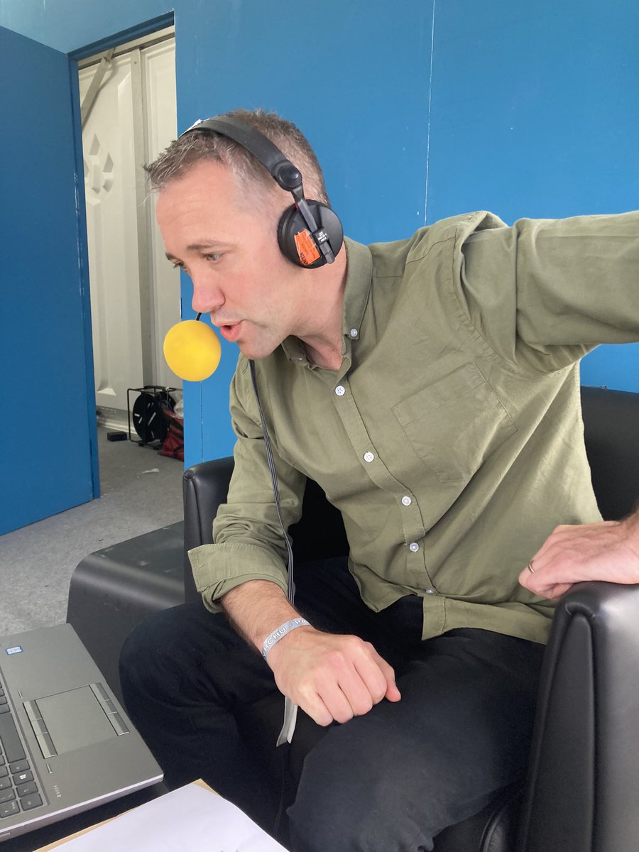 RhiannonTanlan's tweet photo. Barod ar gyfer #TocynWythnos 6-8 p.m. @BBCRadioCymru gyda @iwan_griff Diwrnod da o gystadlu @eisteddfod #Ceredigion2022 https://t.co/pKmIPMmXQs