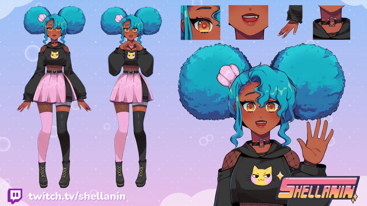 Shellanin2D's tweet photo. Hai, I'm Shell and I'm an #ENVtuber &amp; #VoiceActress ✨

🐚Model Artist: @blackberritea | 🐚Rig: @Rabbitto88
🐚Twitch: https://t.co/H86RgKMjMI
🐚Youtube: https://t.co/HyB02HILtf
🐚Voice Work: https://t.co/fhtadlwt29
🐚Carrd: https://t.co/3ZNY0MuT5O

✧ #Vtuber #BlackVtuber ✧ https://t.co/BwJEnOSP34