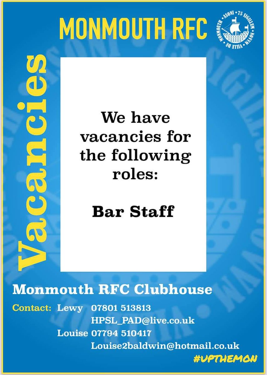 Monmouth RFC (@monmouthrfc) on Twitter photo 