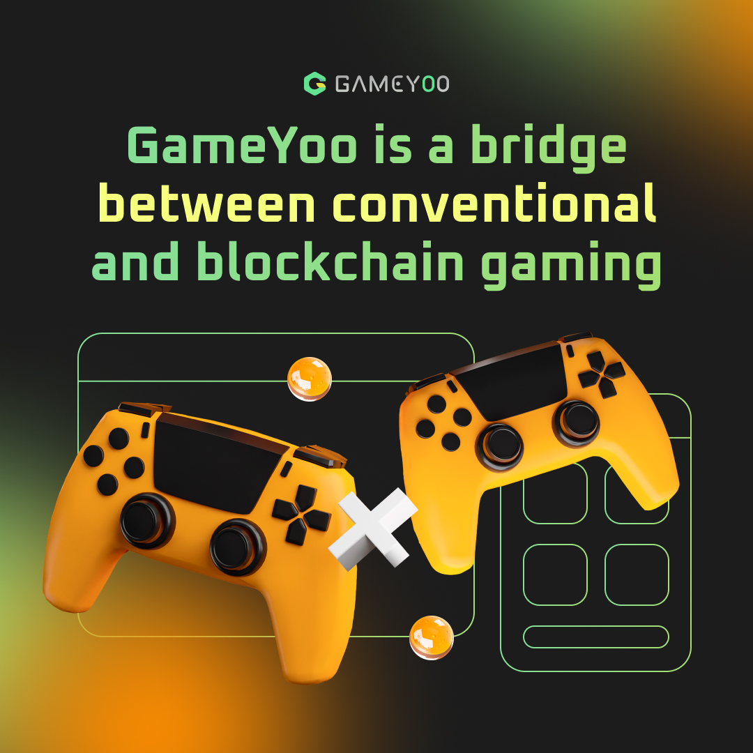 Consider #GameYoo a bridge between conventional and #blockchaingaming !

We seek to make a difference in the gaming industry by adding more traditional gamers to the #gamefi world. 🎮

GameYoo will revolutionize the gaming industry as we know it! 🔥

🌐 discord.gg/Cy29XAz58V