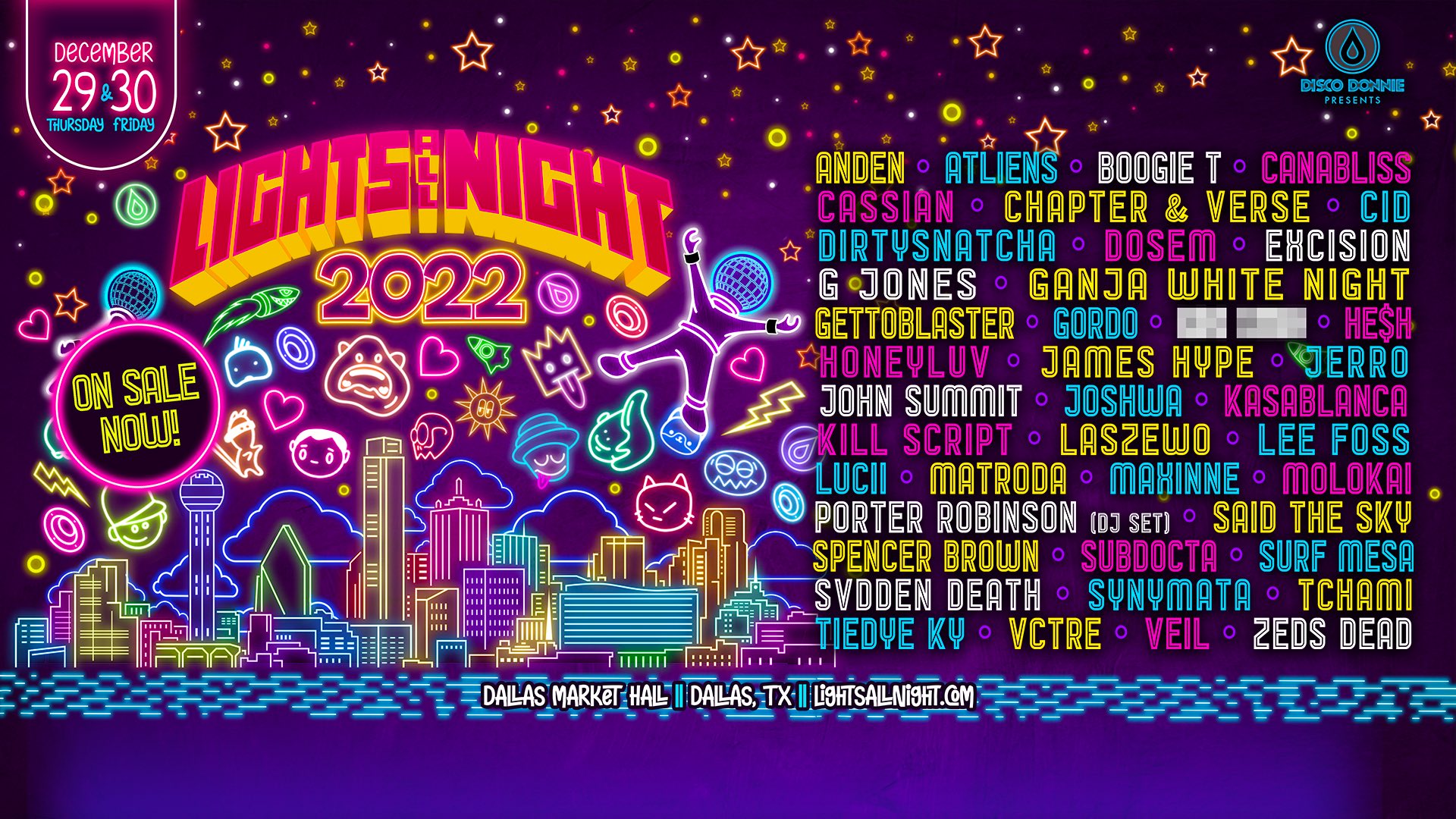 Lights All Night Festival 2022 Lineup, Tickets and Dates