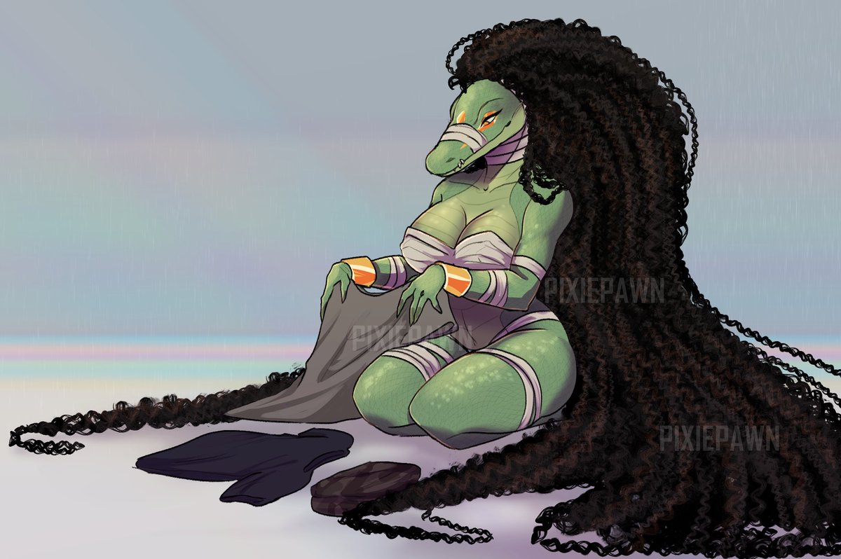 Pixie_Pawn's tweet photo. Some Ammit while I work on bigger projects :)
She's folding her avatar's clothes because he will not do shit on his own

#marvel #ammit #MoonKnight #egyptianmytholgy #marvelart #fanart https://t.co/MmIKCWDwUQ