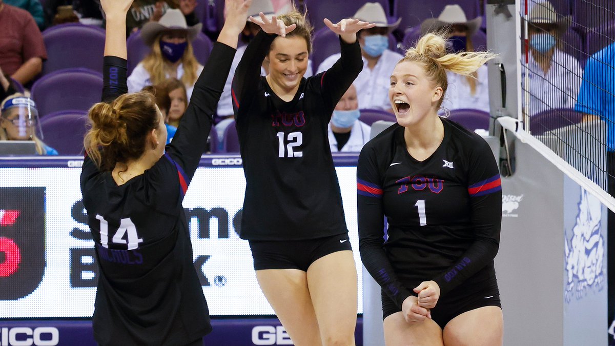 TCUvolleyball's tweet photo. 😀It's August! You know what that means... We play volleyball this month!

#GoFrogs https://t.co/O42YrYyXW8