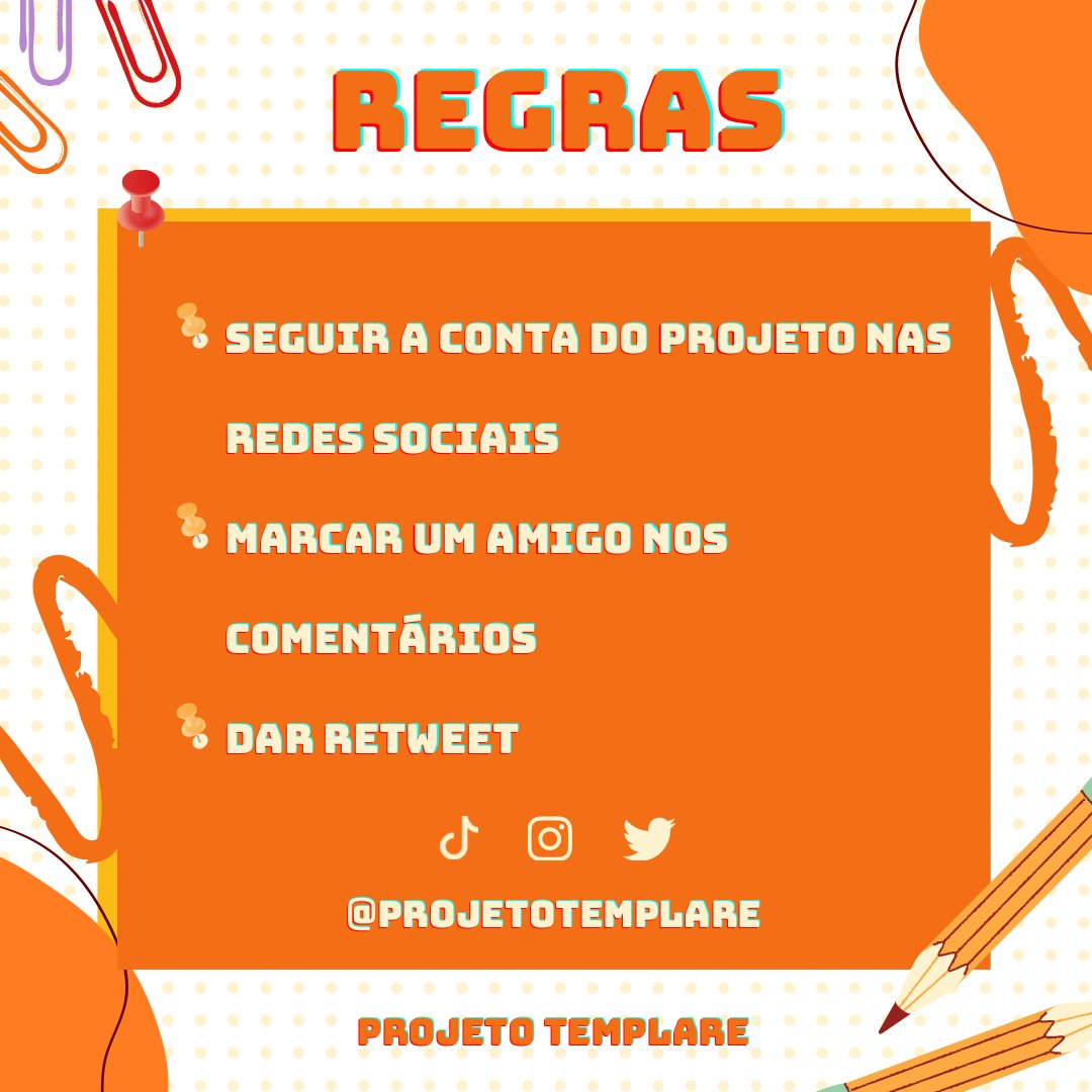 #ProjetoTemplare

O mês de agosto chegou, e com ele, trazemos um sorteio do ficbook de #DiárioDB, em comemoração ao primeiro ano do Templare!
Você que não conseguiu comprar, não perca a chance e participe 🗣️❤️