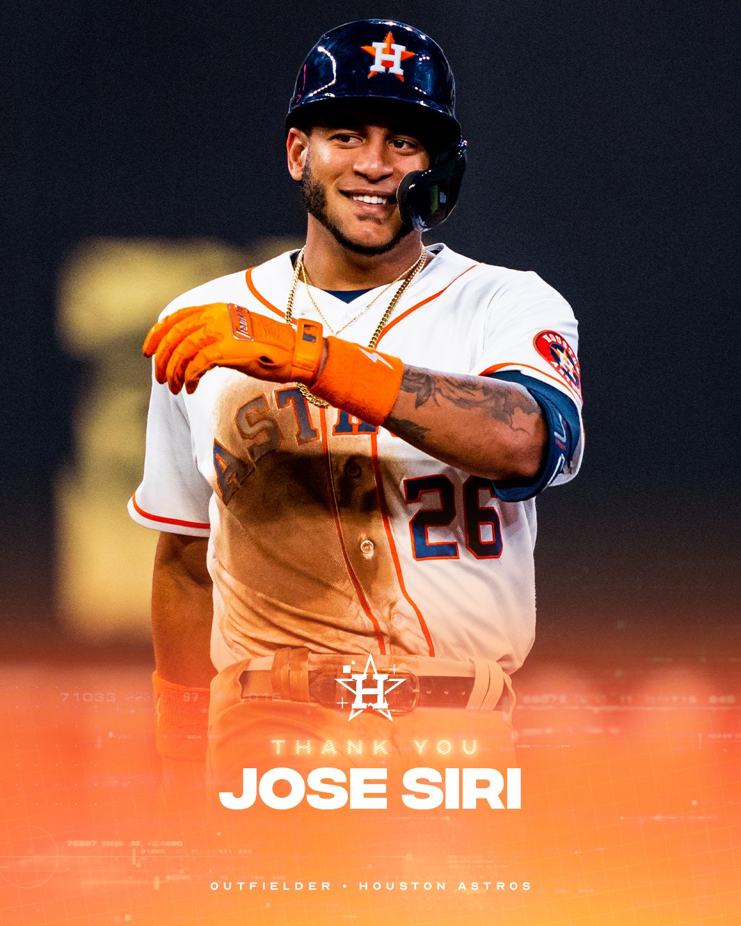 Houston Astros on X: Thank you, Jose Siri!  / X