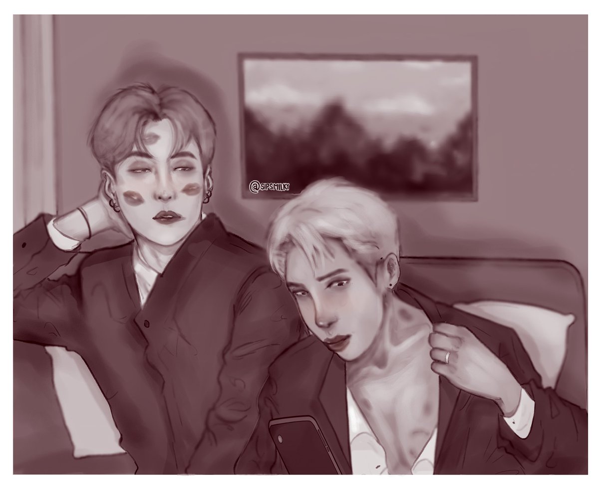milky_wayp's tweet photo. 🐨🐱💋‼️
#namgi #sugamon #btsfanart https://t.co/OWYzieTkzx