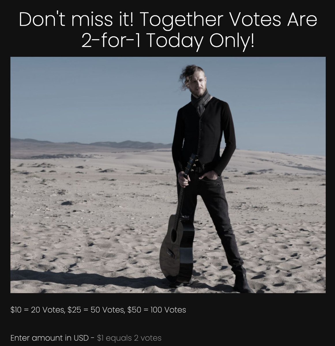 DecemberFades's tweet image. Hey everyone! THANKS for helping me advance in the Opening Act Competition!! It's 2-for-1 votes for the 8 hours! Whatever you can spare would be amazing! A portion is donated to the AF for Suicide Prevention. You can also VOTE FREE openingact.radio.com/2022/december-…