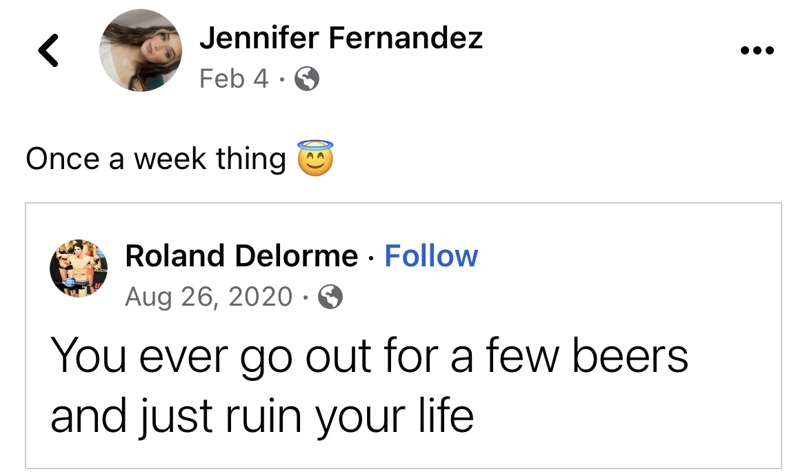 realism_science's tweet image. Jennifer Fernandez drove on the wrong side of the road, and killed a mother, her four children, and another child. The dad is struggling for his life in the hospital.
Jennifer is also dead, but she left this little note on her FB as something to remember her by.