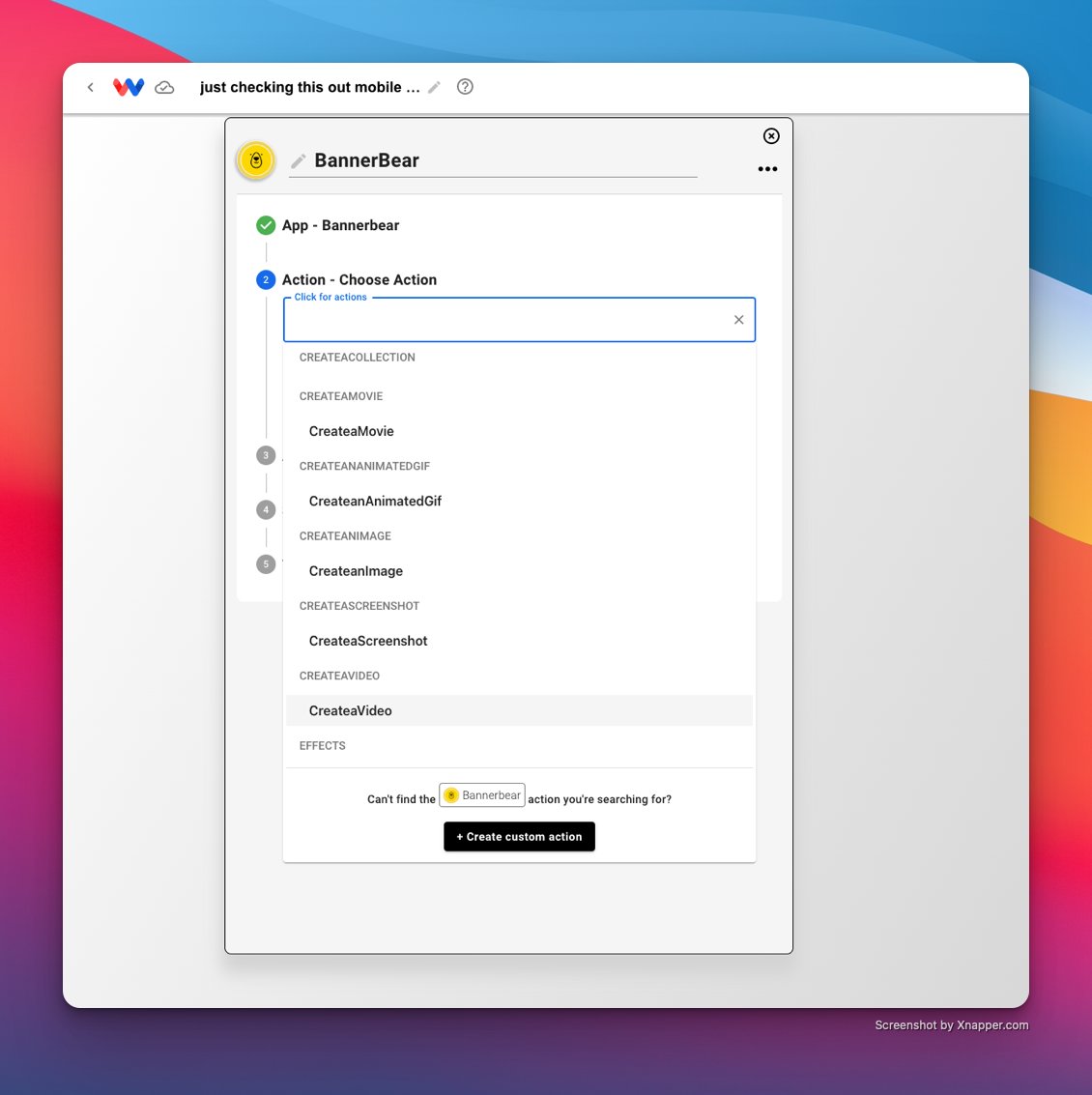 workloadco's tweet photo. New Feature: Now you can add custom actions and triggers if we don't already have it! https://t.co/Kw7DTFdmU3