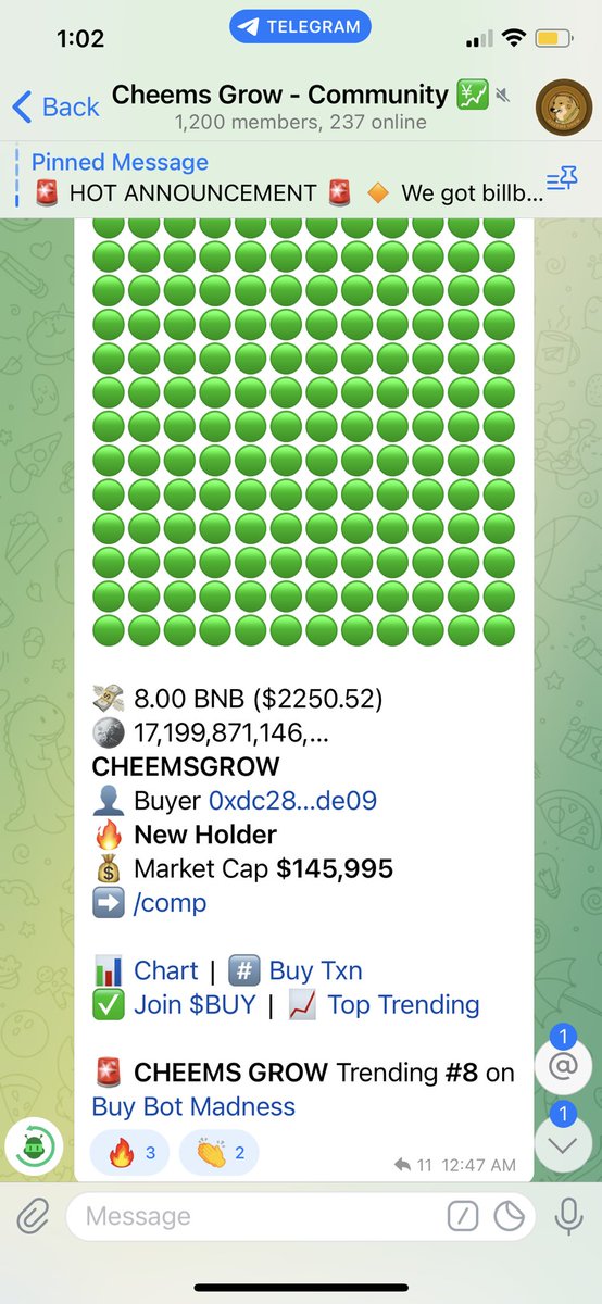 LETSGOOOOOO <a href="/CheemsGrow/">Cheems Grow</a> <a href="/1goonrich/">Quasar.Exe</a> #CheemsInu #CheemsIsTheNewShib #GROW #SquidGrow #China #BTC #BNB #Ethiopia #Ethereum #CheemsInuArmy 

t.me/CheemsGrowPort…

poocoin.app/tokens/0x2a3c3…