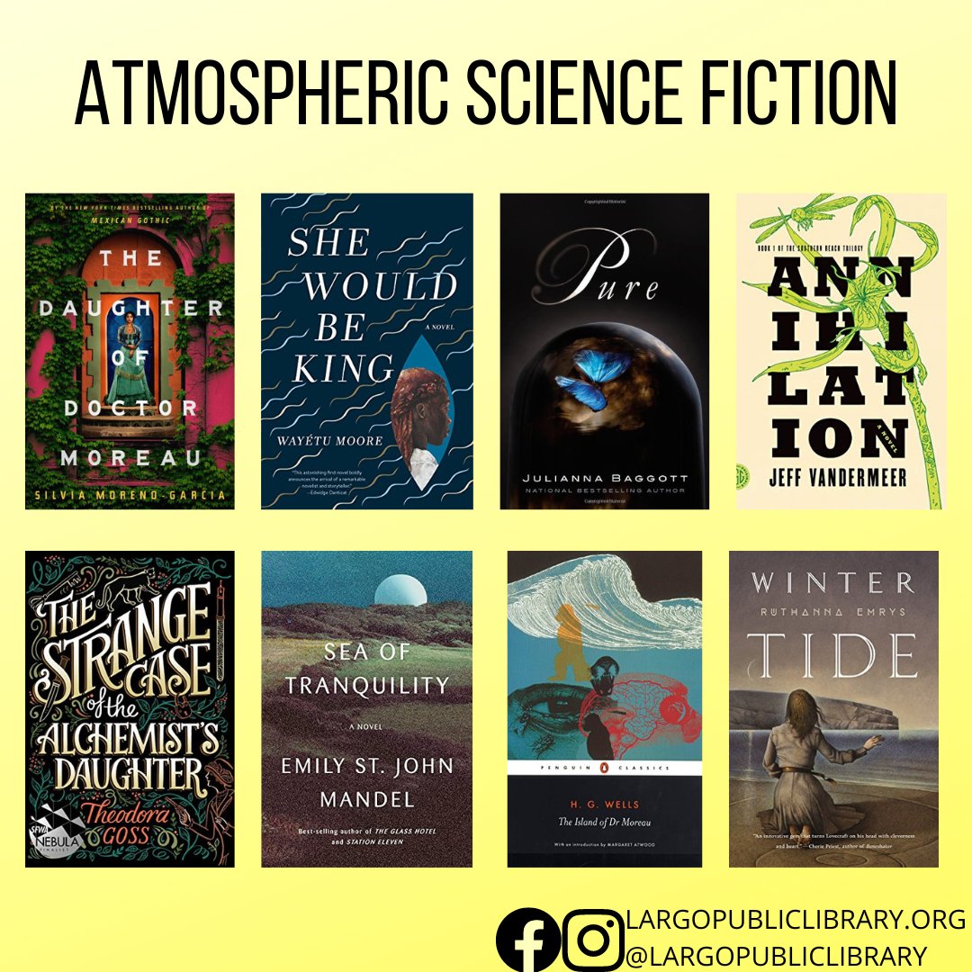 Atmospheric science fiction (and one fantasy, technically) to love and enjoy today!

<a href="/silviamg/">Silvia Moreno-Garcia</a> <a href="/Wayetu/">Wayetu Moore</a> @jcbaggott <a href="/jeffvandermeer/">Jeff VanderMeer</a> <a href="/theodoragoss/">Theodora Goss</a> <a href="/EmilyMandel/">Emily St. J. Mandel</a> #HGWells <a href="/R_Emrys/">Ruthanna Emrys - A Half-Built Garden is out!</a>