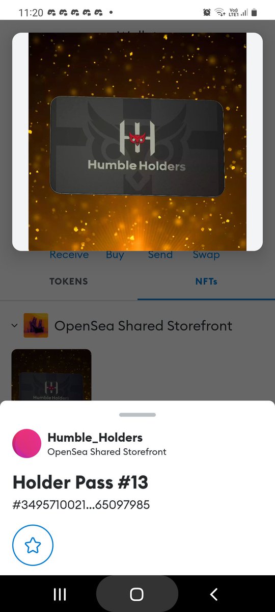 I'm one of the 100 <a href="/HoldersHumble/">Humble Holders</a> We will show HOLDERS VALUE mantaining fp at 1ETH💗50%of the secondary market profit will be donated to <a href="/operationSIN/">operationSIN</a>
A big shoutout to our founder <a href="/TheNewNFT1/">Toni❓</a>
 #HumbleHolders #4H #HumbleHoldersHoldHigh <a href="/HatoETH/">Hato</a> <a href="/Jacktavo/">Jacktavo</a> @HeIenaKeller <a href="/NFTLlama/">NFT Llama</a>