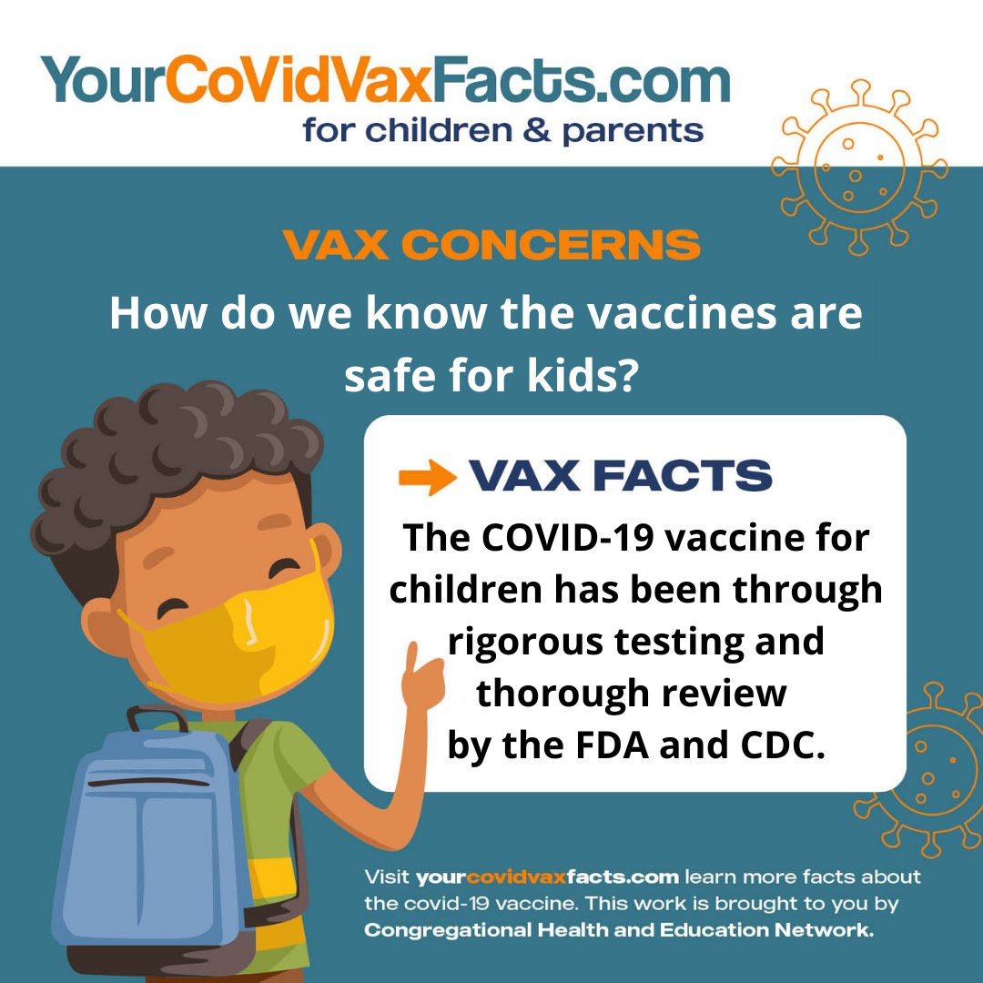 CovidVaxFacts's tweet photo. Vaccines are safe and FDA-authorized for children ages 6 months and older. COVID-19 vaccines are undergoing the most intense safety monitoring in U.S. history. For more info on this and other questions about COVID vaccines, visit https://t.co/Q9KBBJDK4U. https://t.co/gJXerlrwC1
