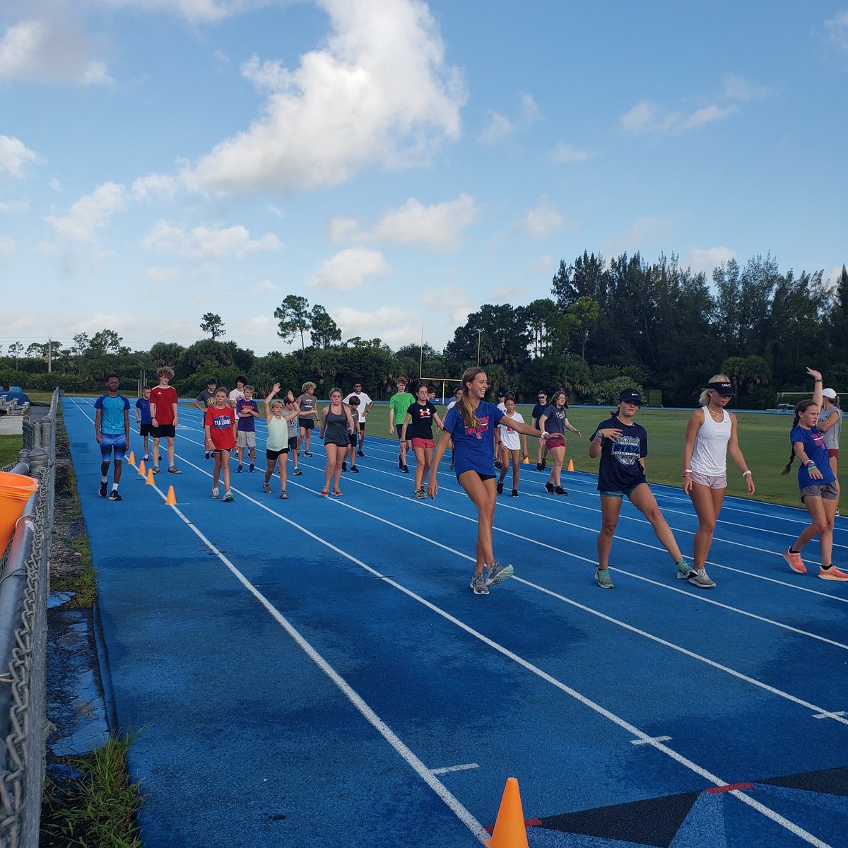 1st day of official practice. Dynamics, medium run & hill work for some & 300 circuits for others! In the book! #TKALions #TKALionsXC #TKALionstrack #wjmxccoach #flrunners #flmilesplit