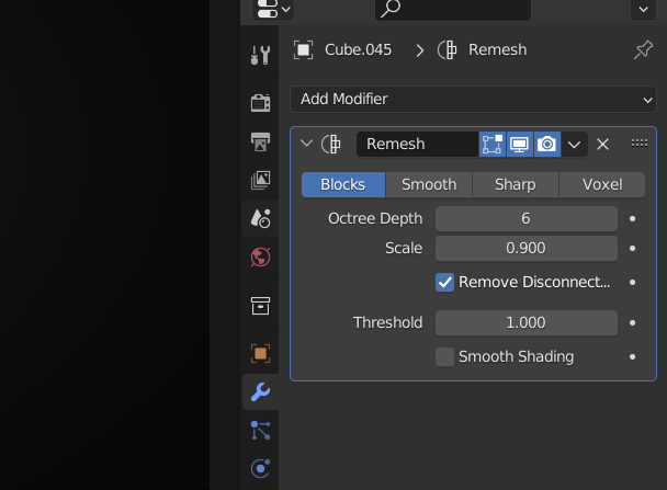 Hello, I've decided to share this awesome Blender modifier with everybody!
With the remesh modifier, you can just turn any model into voxel/pixel/blocky art!!
#RobloxDev #art #ROBLOX #robloxart #gamedev #Blender3d #blenderart