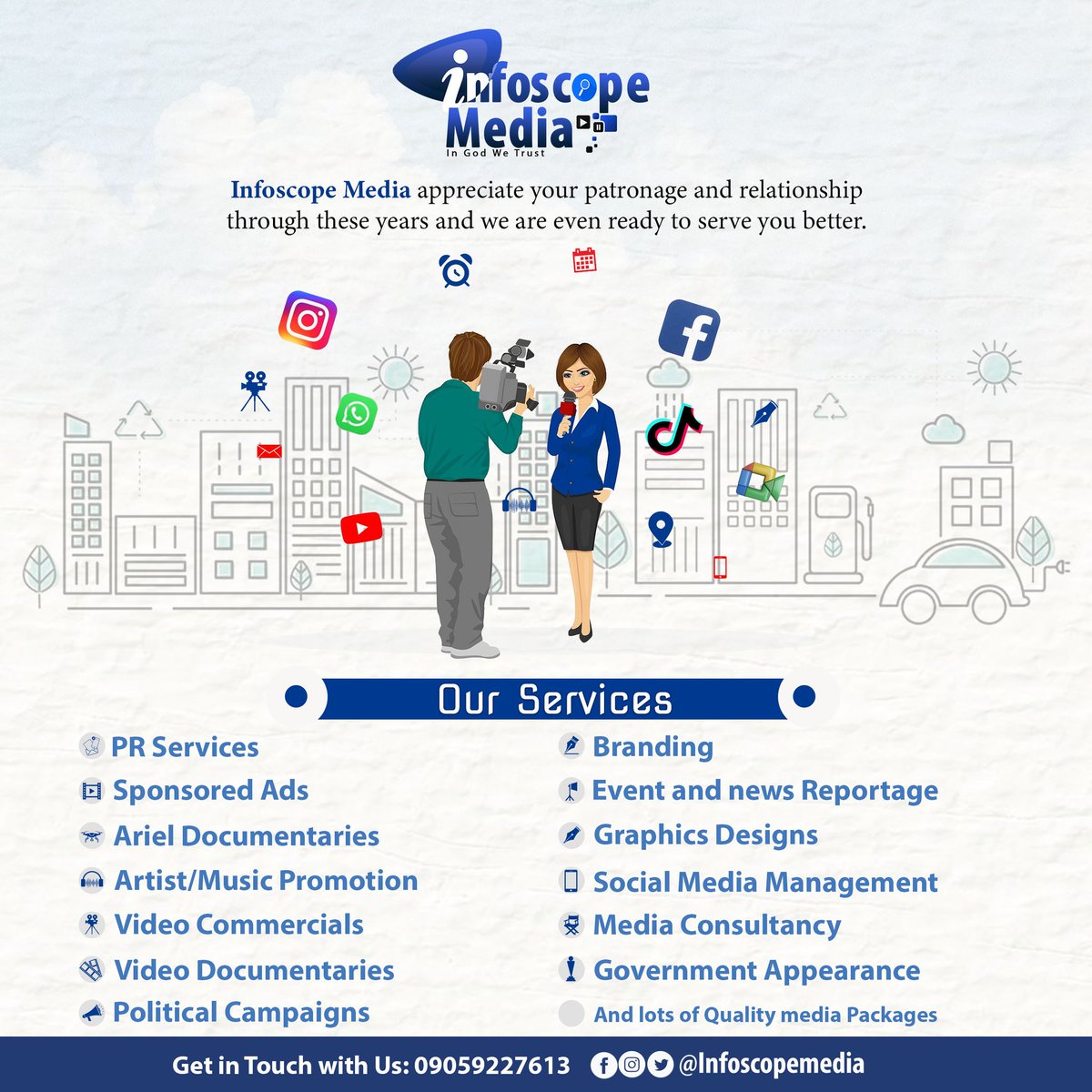 InfoscopeMedia's tweet photo. Which of these services do you need? https://t.co/kNejWirBak