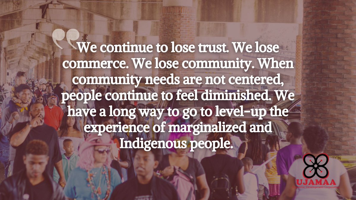 policylink's tweet photo. Our partners at Ujamaa are advancing local justice that will influence generations. In doing so, they offer wisdom about what equity truly means and how we’ll achieve it. To learn more, check out their work in our #InfrastructureJustice video spotlight. https://t.co/hvpuwvuTFX https://t.co/pNXAZLVatr