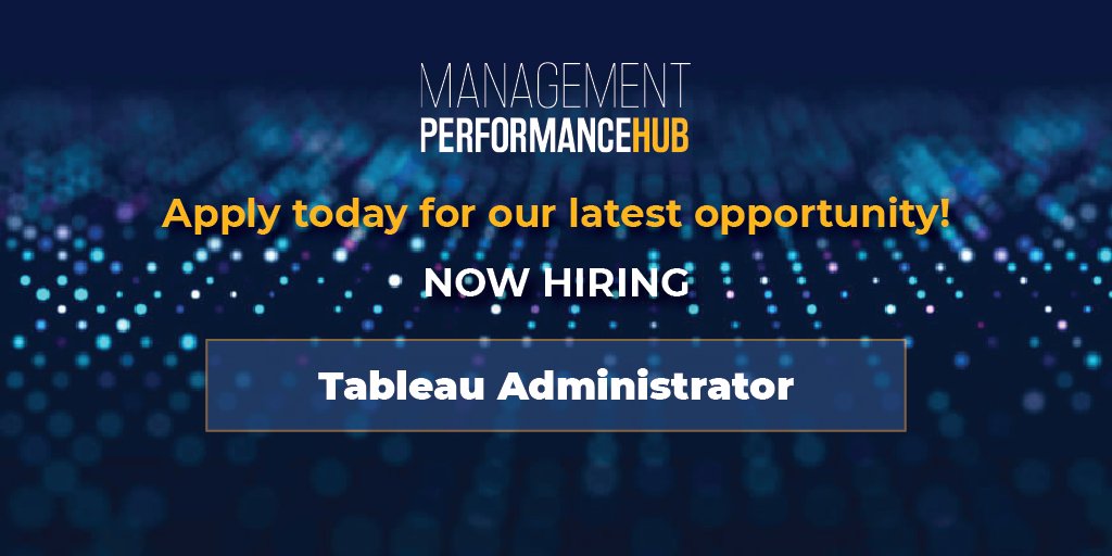 IndianaMPH's tweet photo. Join our team! Apply for our latest opportunity ➡️ Tableau Administrator. 

In this role, you'll be the administrator for the states' @Tableau server and need a strong background in data visualization, data warehousing and ETL processes. 

Learn more: https://t.co/yqQZi48p8b https://t.co/7hTOMdS2Oo