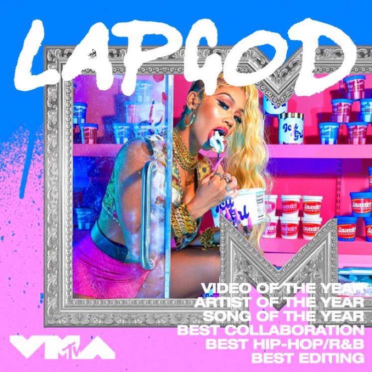 Lapgodd's tweet photo. big thank you to @thesmvmas 🥹 icy gang go vote!! #fastmotion deserves her tingz ❄️ https://t.co/M5MmmRhXJZ