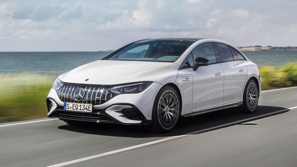 CarChargeruk's tweet photo. The Mercedes AMG EQE 53

"A new generation, well ahead of its time: the new Mercedes-AMG EQE models drive sustainability into the fast lane. Electric. Dynamic. AMG" - Mercedes

Tap the link to read the full article

https://t.co/9dCArMD5eM

#electriccar #ev #electricvehicle #FYP https://t.co/2W88jScF6h